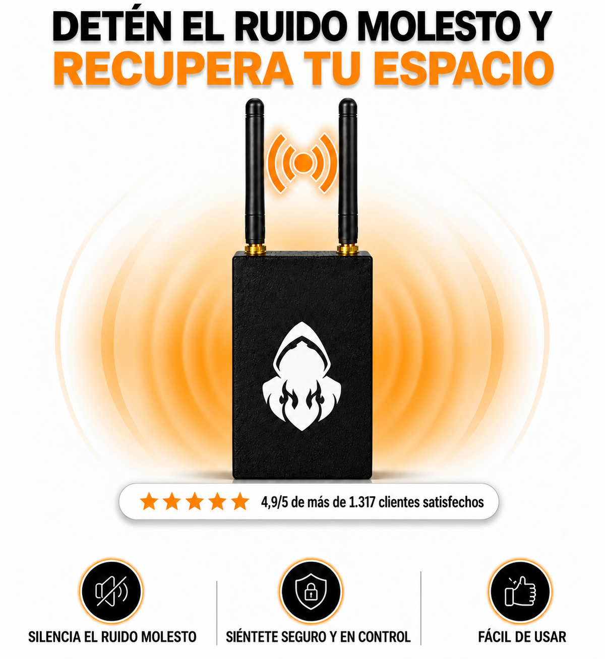 PhantomSignal – Control inalámbrico recargable