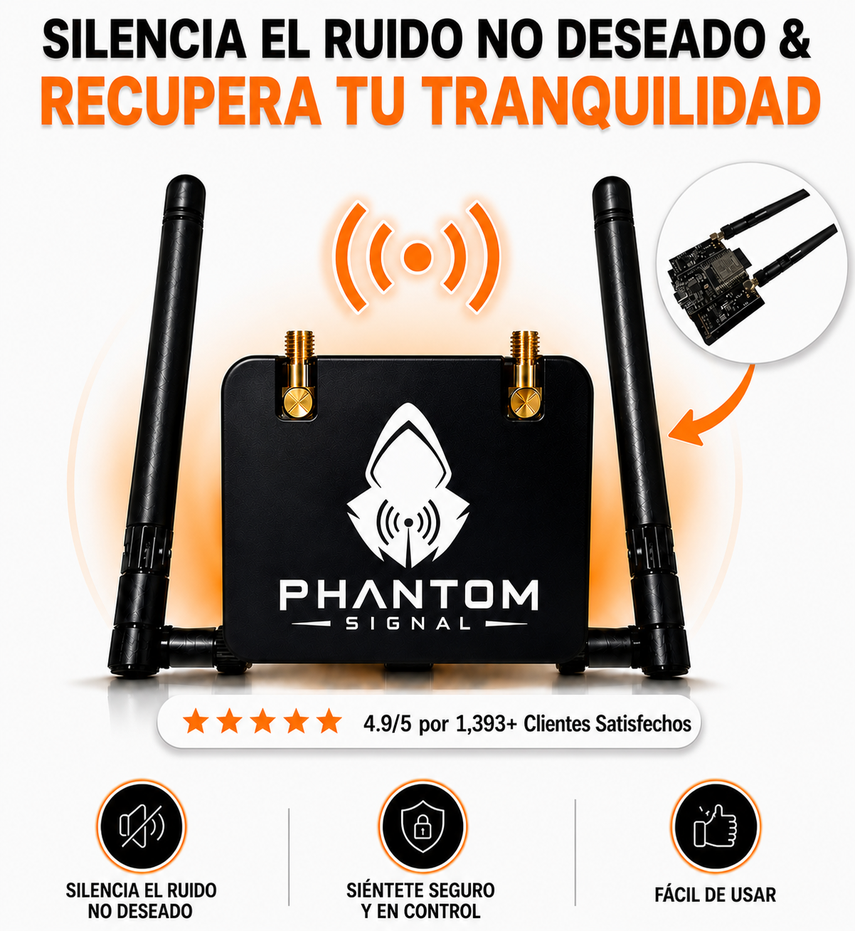PhantomSignal Pro – Controla tu entorno inalámbrico en segundos